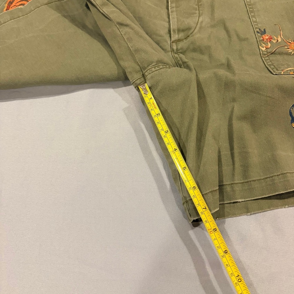 Polo Ralph Lauren Utility Surplus Chino Shorts Olive Green Pacific Tour Mens 40 - Picture 10 of 16